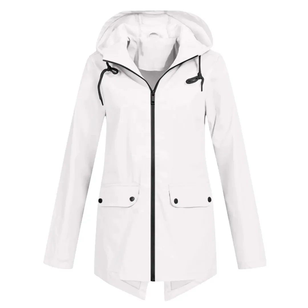 Waterproof Long Jacket for Women – Stylish & Functional - Image 3