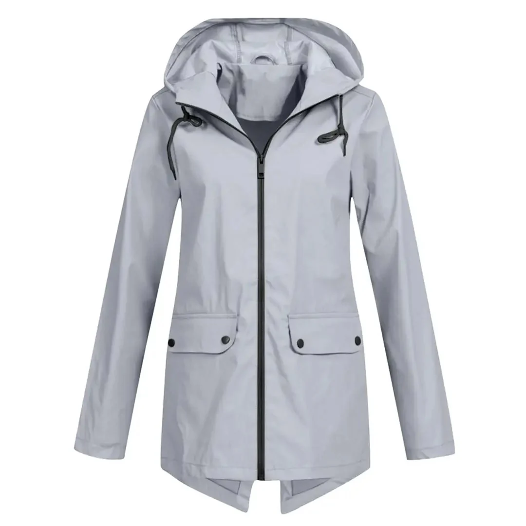Waterproof Long Jacket for Women – Stylish & Functional - Image 4