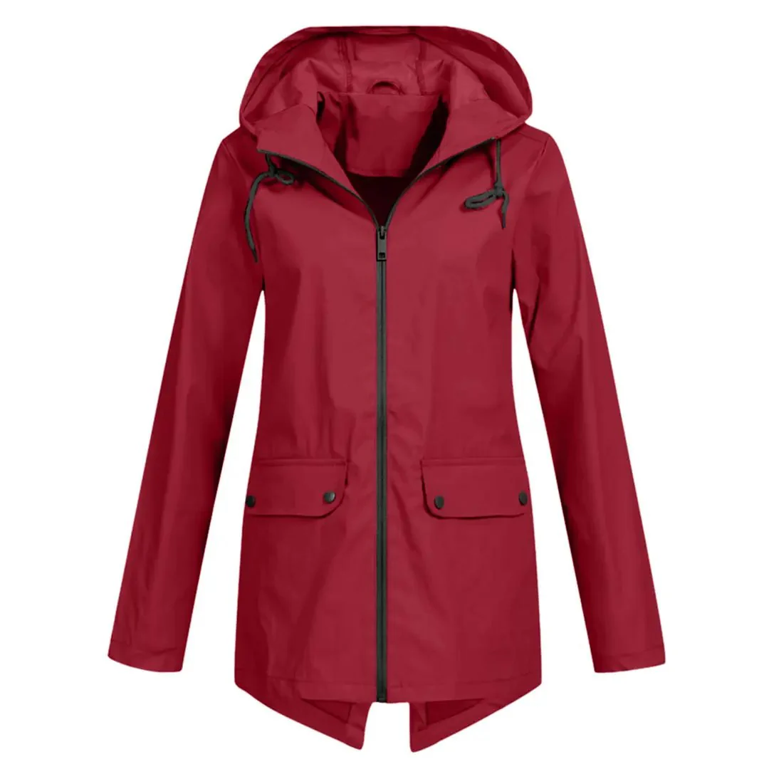Waterproof Long Jacket for Women – Stylish & Functional - Image 5