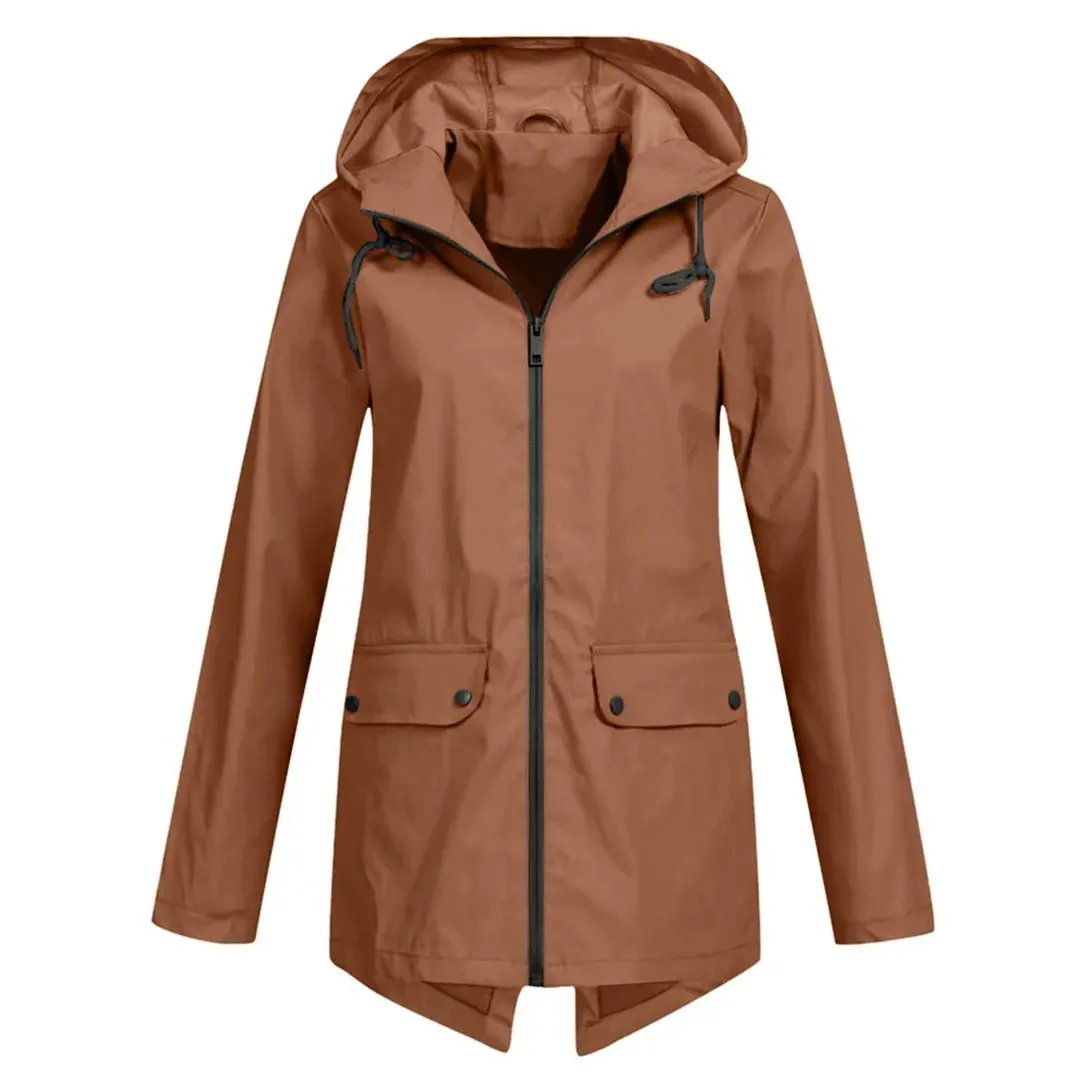 Waterproof Long Jacket for Women – Stylish & Functional - Image 6