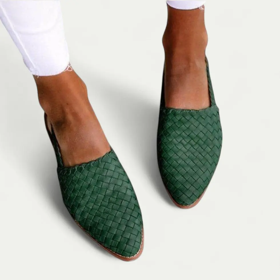 Woven Slingback Flats for Women – Chic & Comfortable Design - Image 4